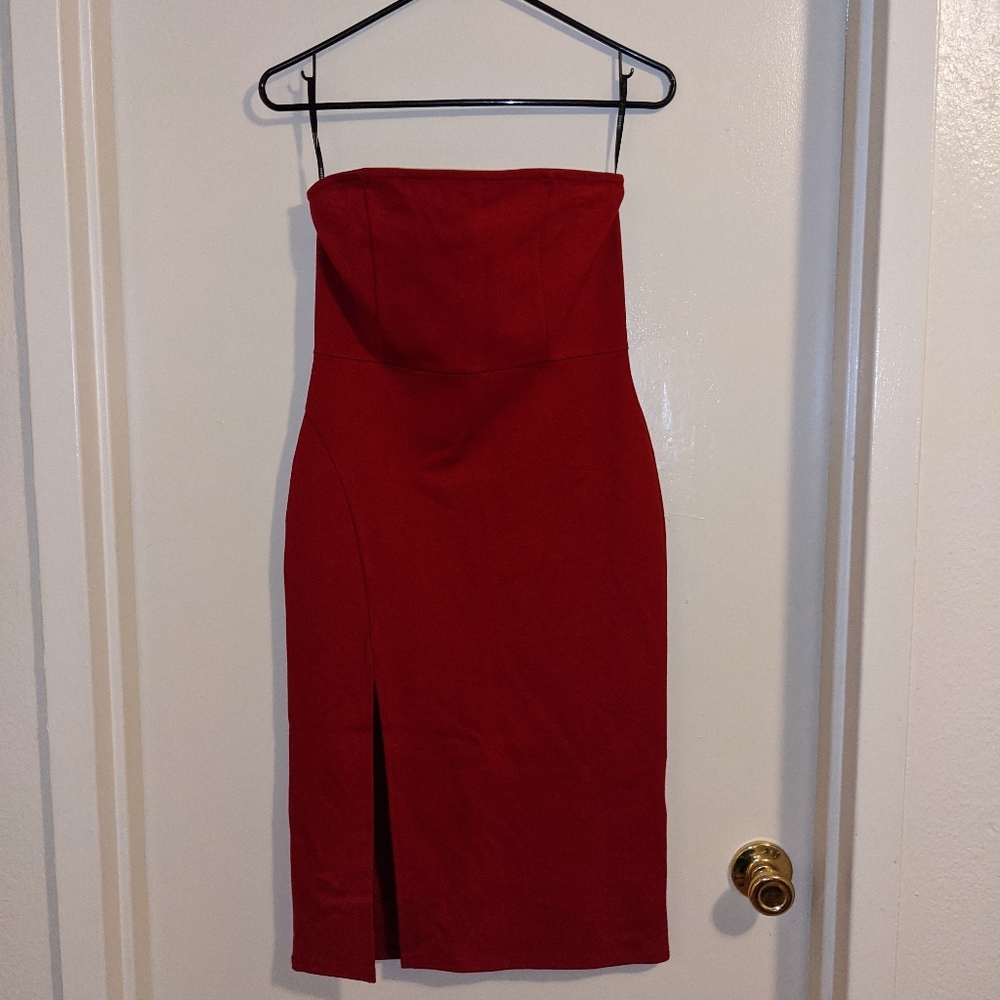 Strapless dress